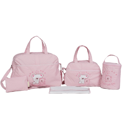 KIT BOLSA BABY SUNSHINE - 5 PEÇAS #  814 - ESPERA FELIZ