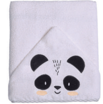 TOALHÃO DE BANHO FELPUDO COM CAPUZ BORDADO # 35751762 - PAPI