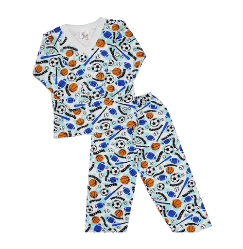 PIJAMA MANGA LONGA ESTAMPADO - MOLETINHO -TAMANHO 10 AO 14 # 200600 - MAFESSONI