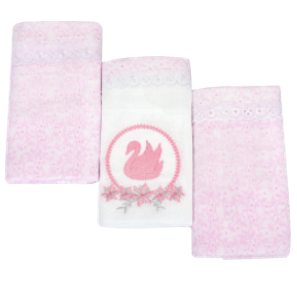 FRALDA ESTAMPADA -  3 UNIDADES - LOUPIOT CLEAN - 70X68CM # 351605 - MINASREY