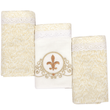 FRALDA ESTAMPADA -  3 UNIDADES - LOUPIOT CLEAN - 70X68CM # 351607 - MINASREY
