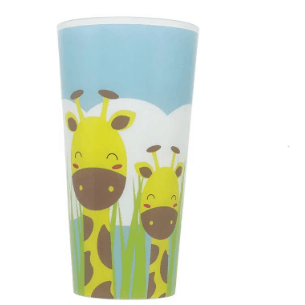 COPO COM TAMPA 400ML - GIRAFA # GB045 - GIROTONDO