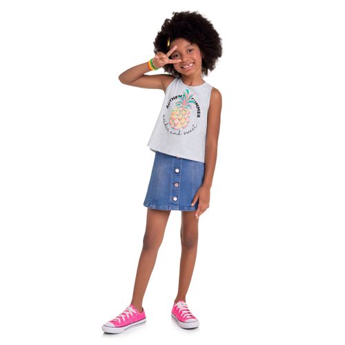 REGATA CROPPED - TAMANHO  4 AO 8 # 111500 - KYLY