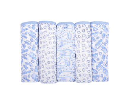 FRALDA COM BAINHA COMPOSE - 70X68CM - 5 UNIDADES # 311704 - MINASREY