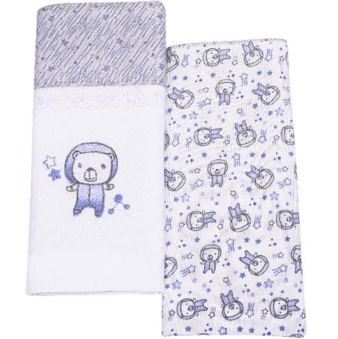 KIT MANTA CUEIRO 80CM X 80CM - COMPOSÊ - 2 UNIDADES # 311218 - MINASREY