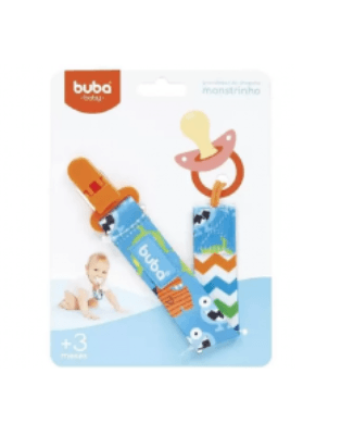 PRENDEDOR DE CHUPETA MONSTRINHO # 7479 - BUBA