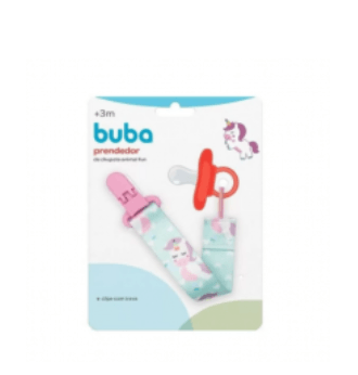 PRENDEDOR DE CHUPETA ANIMAL FUN UNICÓRNIO # 12050 - BUBA