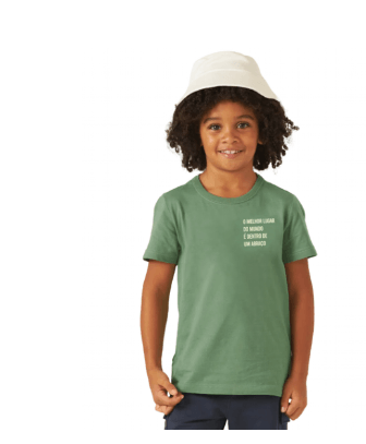 CAMISETA TRADICIONAL- INFANTIL - TAMANHO 4 AO8 # 1000099210 - MALWEE MALHAS LTDA