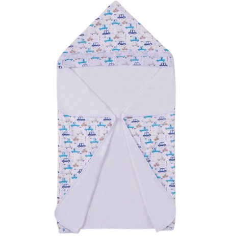 TOALHA DE BANHO COM CAPUZ CAR BABY # CS183.0120 - MIGUEL BABY