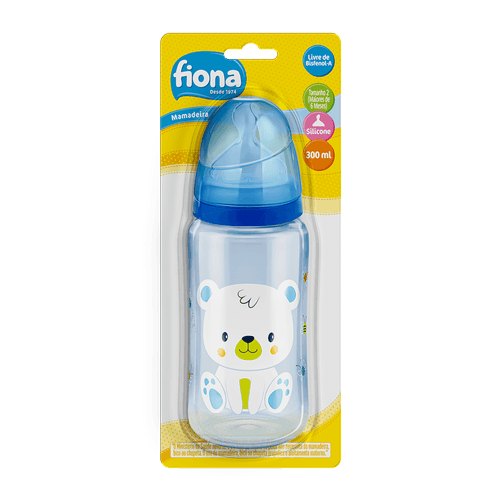 MAMADEIRA  DESENHOS FIONA ORTO SILICONE 300ML-  TAMANHO 2 #641521/807321 - LILLO