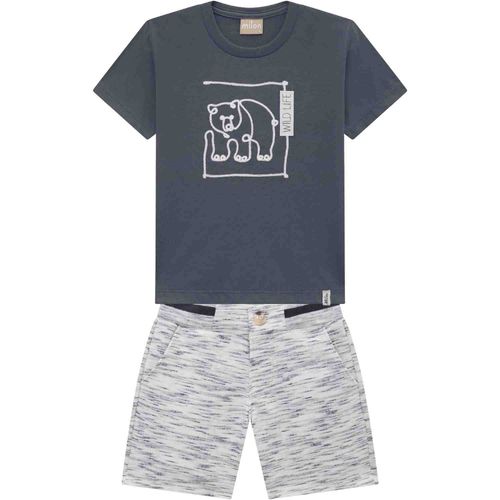 CONJUNTO MASCULINO - INFANTIL - TAMANHO  4 AO 8 # 13903 - MILON