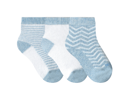 MEIA BEBÊ ATOLHADA MASCULINA - TAMANHO 17-20 PP # 65001 - RIKAM