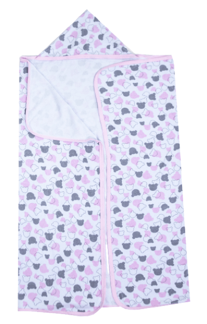 TOALHÂO COM CAPUZ ESPONJA ESTAMPADO # 001976 - MAFESSONI