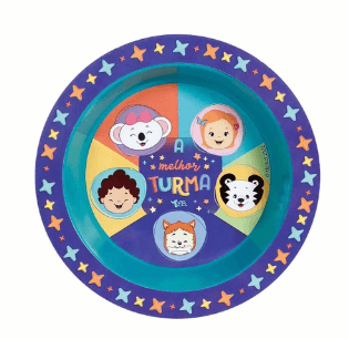 PRATO BOWL DECORADO - TURMA DA LILICA BABY # 03709 - DERMIWIL BABY GO