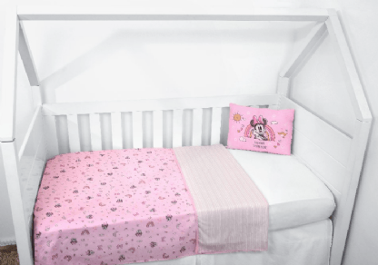 JOGO DE BERÇO AMERICANO MINNIE 2 PEÇAS # 381405 - MINASREY