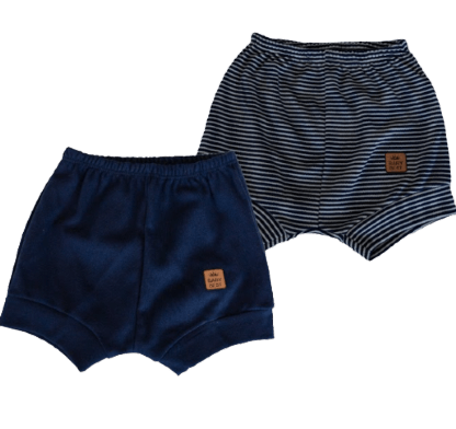 KIT SHORTS 2 PEÇAS - TAMANHO P AO G # 521082 - BABY BEST