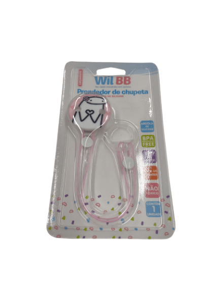 PRENDEDOR DE CHUPETA - ARGOLA REDONDA SILICONE # 9703 - NINO & NINA
