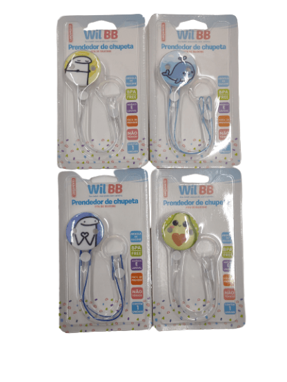 PRENDEDOR DE CHUPETA - ARGOLA REDONDA SILICONE # 9702 - NINO & NINA