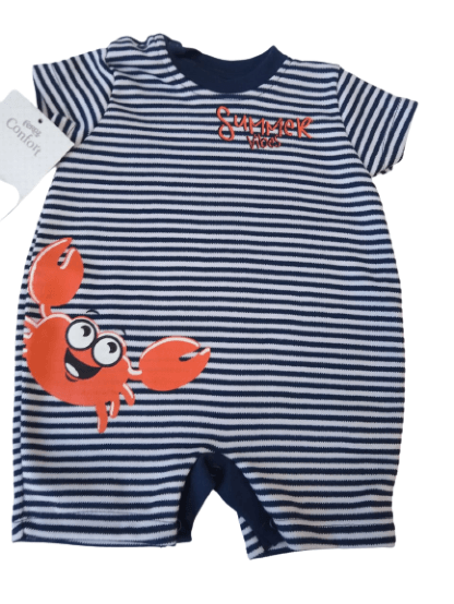 MACACÃO CURTO - MASCULINO - TAMANHO  RN AO G # 3991 - FEROZ BABY
