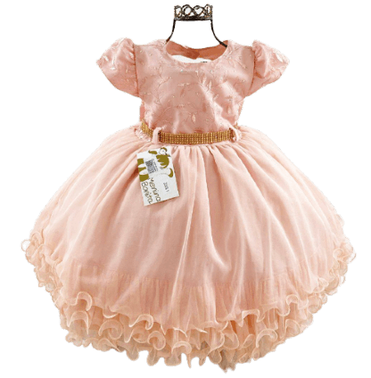 VESTIDO DE FESTA - TAMANHO 1 AO 3 # 2202 - MENINA BONITA