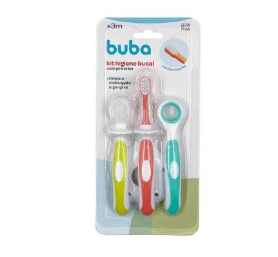 KIT HIGIENE BUCAL 3 PEÇAS # 15334 - BUBA