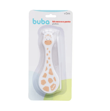 KIT ESCOVA E PENTE GIRAFINHA # 14987 - BUBA