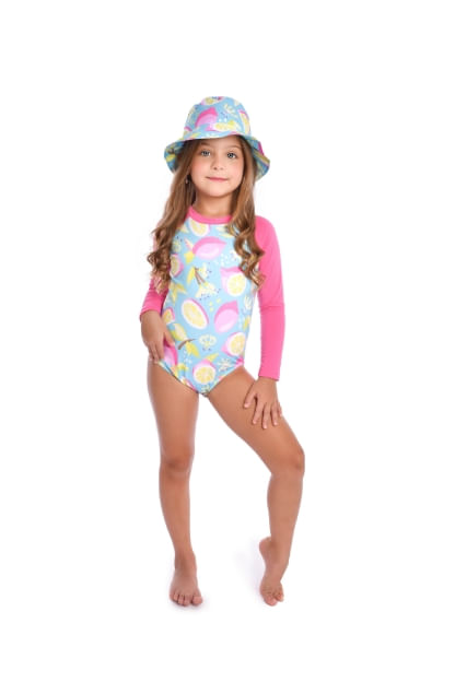 MAIô MANGA LONGA  FRUTAS - TAMANHO 4 AO 12 # 65032 - EVERLY