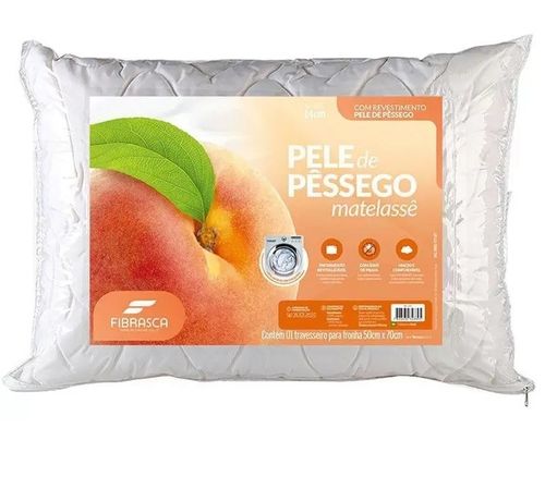 TRAVESSEIRO PELE DE PESSEGO 50X70 # 4339 - FIBRASCA