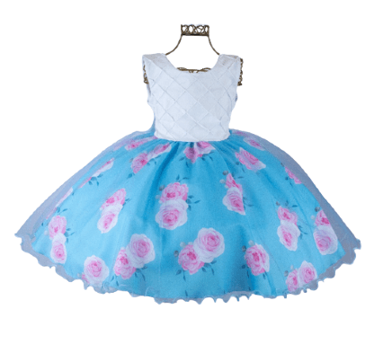 VESTIDO DE FESTA - TAMANHO 4 AO 12 # 3084 - D-LUXE
