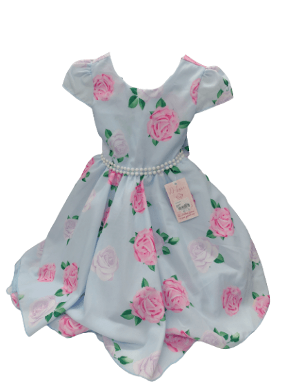 VESTIDO DE FESTA - TAMANHO 4 AO 12 # 4014 - D-LUXE