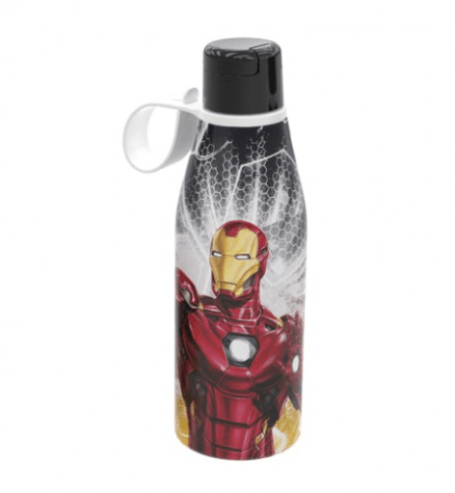 GARRAFA ABRE FACIL HOMEM DE FERRO - 530ML # 14490 - PLASUTIL