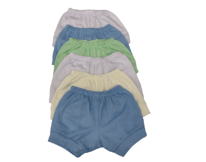 KIT SHORT LISO  6 UNIDADES - TAMANHO P AO G  # 340 - TOP CHOT