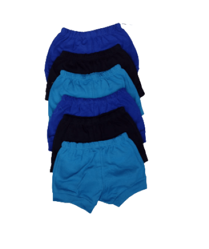 KIT SHORT CANELADO - REATIVO - 6 UNIDADES - TAMANHO P AO G  # 344 - TOP CHOT