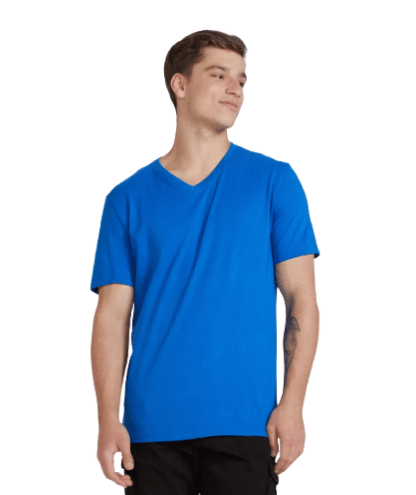 CAMISETA -   MASCULINO -  DECOTE  V-  WORLD - TAMANHO M AO G # 022BA53EN - HERING