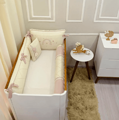 KIT BERÇO ELEGÂNCIA CÉU DE AMOR - 9 PEÇAS # 83260 - BALU BABY
