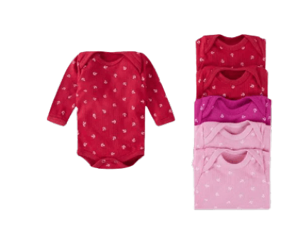 KIT BODY ANCORA MANGA LONGA - 6 UNIDADES # 431 - TOP CHOT