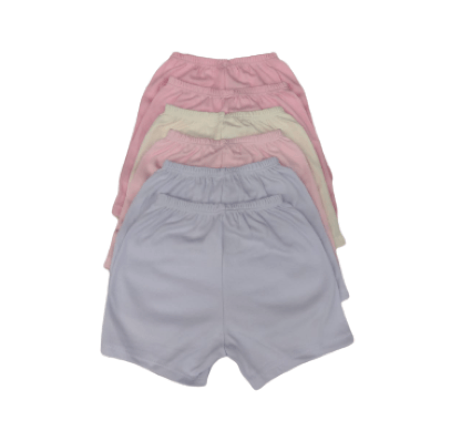 KIT SHORT CANELADO LISO - 6 UNIDADES # 299 - TOP CHOT