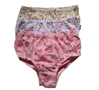 CALCINHA ESTAMPADA INFANTIL - 3 UNIDADES # 23 - KELLYNHA