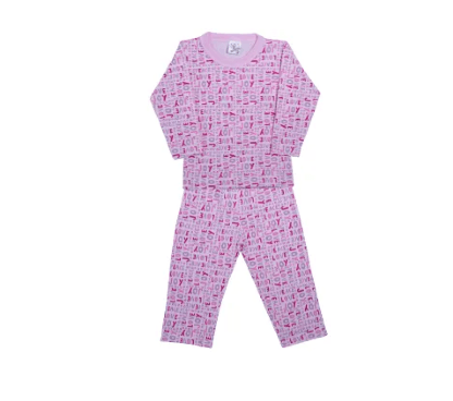 PIJAMA MANGA LONGA ESTAMPADO - TAMANHO 1 AO 3 # 200200 - MAFESSONI
