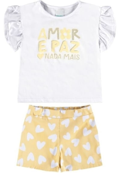 CONJUNTO FEMININO - INFANTIL - TAMANHO  4 AO 8 #1000101614 - MALWEE MALHAS LTDA
