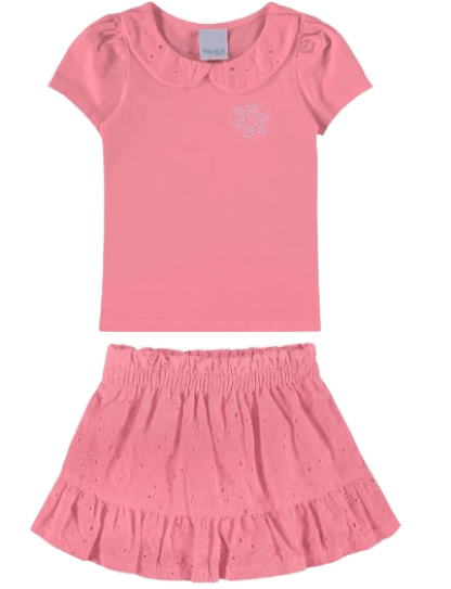 CONJUNTO FEMININO - INFANTIL- TAMANHO  4 AO 8 # 1000101617 - MALWEE MALHAS LTDA