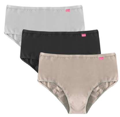 TANGA COTTON LISA - 3 UNIDADES - TAMANHO P AO G # 760 - KELLYNHA