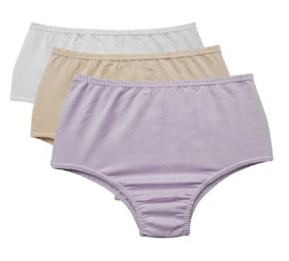 KIT CALCINHA SENHORA - MALHA LISA - 3 UNIDADES - TAMANHO P AO G# 600 - KELLYNHA