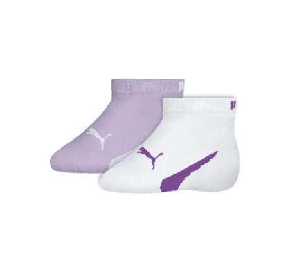 KIT MEIA BEBÊ PUMA - 2 PARES - FEMININO - TAMANHO 17 AO 20 # 1700.002
