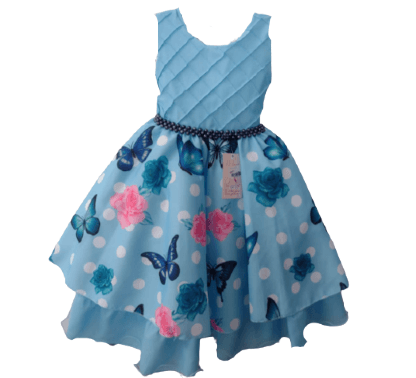 VESTIDO DE FESTA - TAMANHO 4 AO 12 # 4040 - D-LUXE