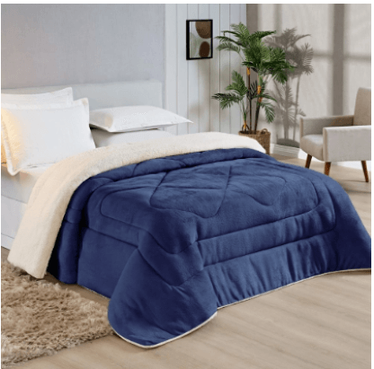 COBERDROM DUPLA FACE ESTAMPADO CASAL HOROZONTE - 2,20M X 2,40M # 05752401 - LEPPER