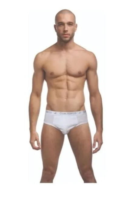 KT CUECA COM ELÁSTICO PERSONALIZADO - 3 UNIDADES - TAMANHO  P AO GG # 6010 - DOM MARCO