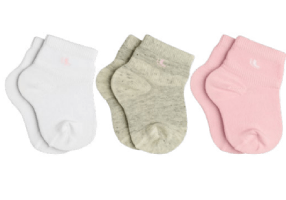 KIT MEIA BABY - 3 PARES - TAMANHO 16 AO 23 # 02724-089 - LUPO