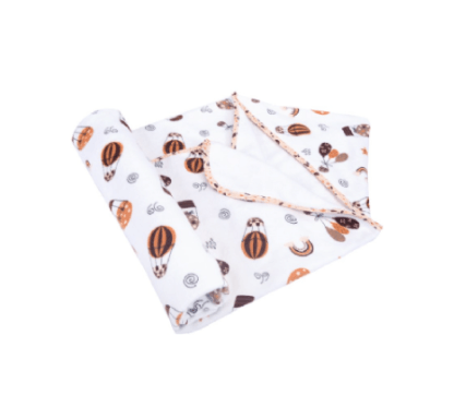 COBERTOR COM CAPUZ ESTAMPADO - 90CMX110CM - CAPADÓCIA # 355407 - MINASREY