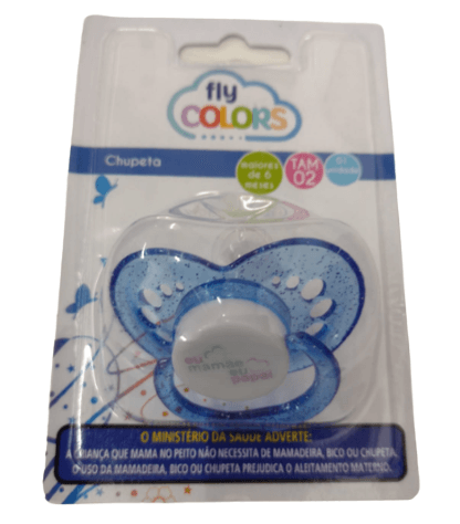 CHUPETA BICO DE SILICONE REDONDO - TAMANHO 2  # 817 - FLY